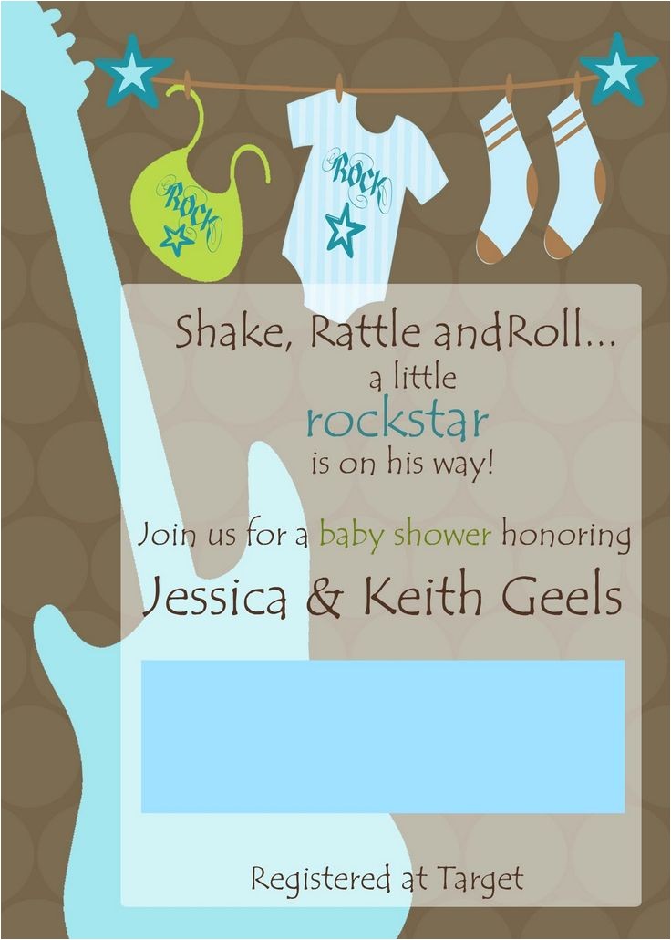 Rock and Roll Baby Shower Invitations 1000 Images About Rock Star Baby Shower On Pinterest