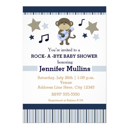Rock Star Baby Shower Invitations Rockstar Baby Shower Invites 48 Rockstar Baby Shower