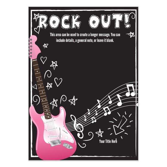 Rock Star Birthday Invitation Templates Rock Star Birthday Party Invitation Templates