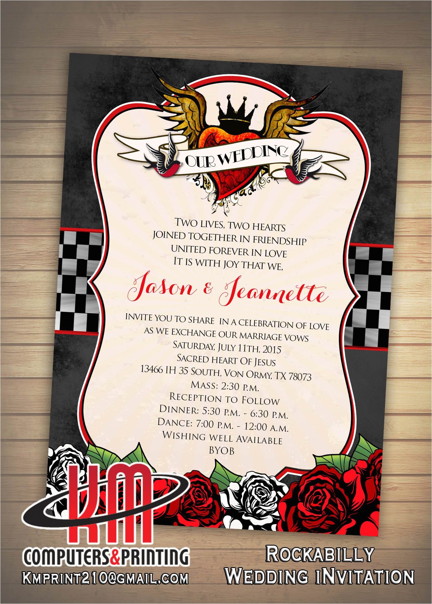 Rockabilly Birthday Invitations Rockabilly Invitation Wedding Sweet 16 Birthday Digital Rockabilly Birthday Invitations Rockabilly Invitation Wedding Sweet 16 Birthday Digital