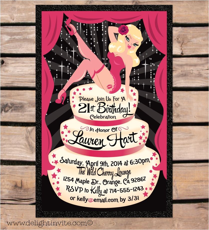 Rockabilly Birthday Invitations Rockabilly Pinup Girl 21st Birthday Invitation Rockabilly Birthday Invitations Rockabilly Pinup Girl 21st Birthday Invitation