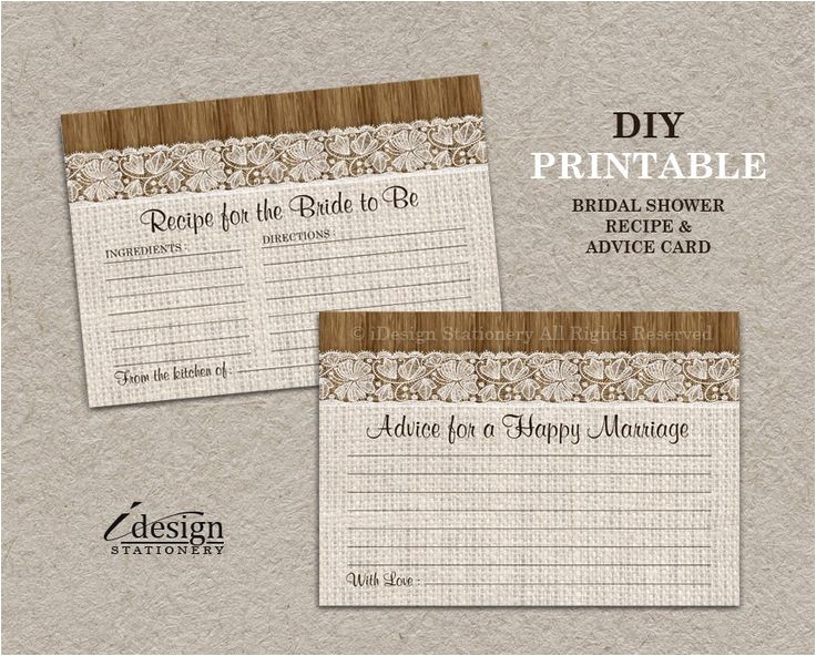 Rustic Bridal Shower Invitations with Matching Recipe Cards 17 Best Images About Bridal Shower Invitations with Recipe