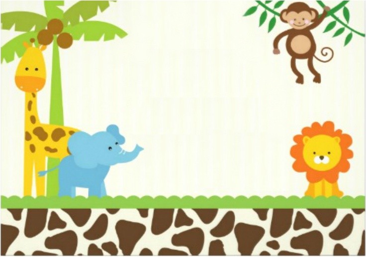 Safari themed Baby Shower Invitation Templates Jungle Invitation Template Invitation Template