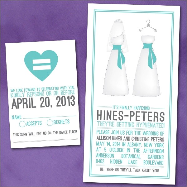 Same Sex Bridal Shower Invitations 51 Best Wedding Invitations Images On Pinterest