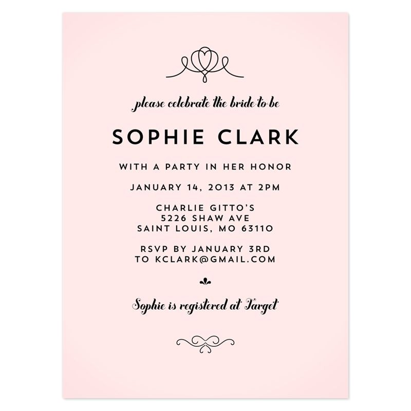 Sample Bridal Shower Invitation Wording Bridal Shower Invitation Wording References
