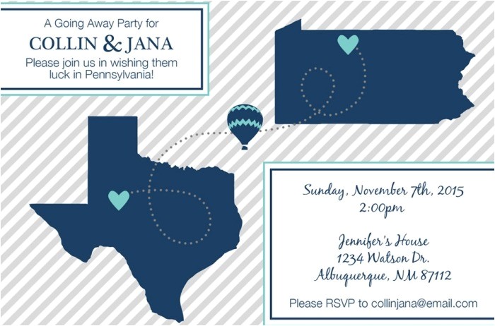 Sample Going Away Party Invitation Going Away Party Invitation Sample 3