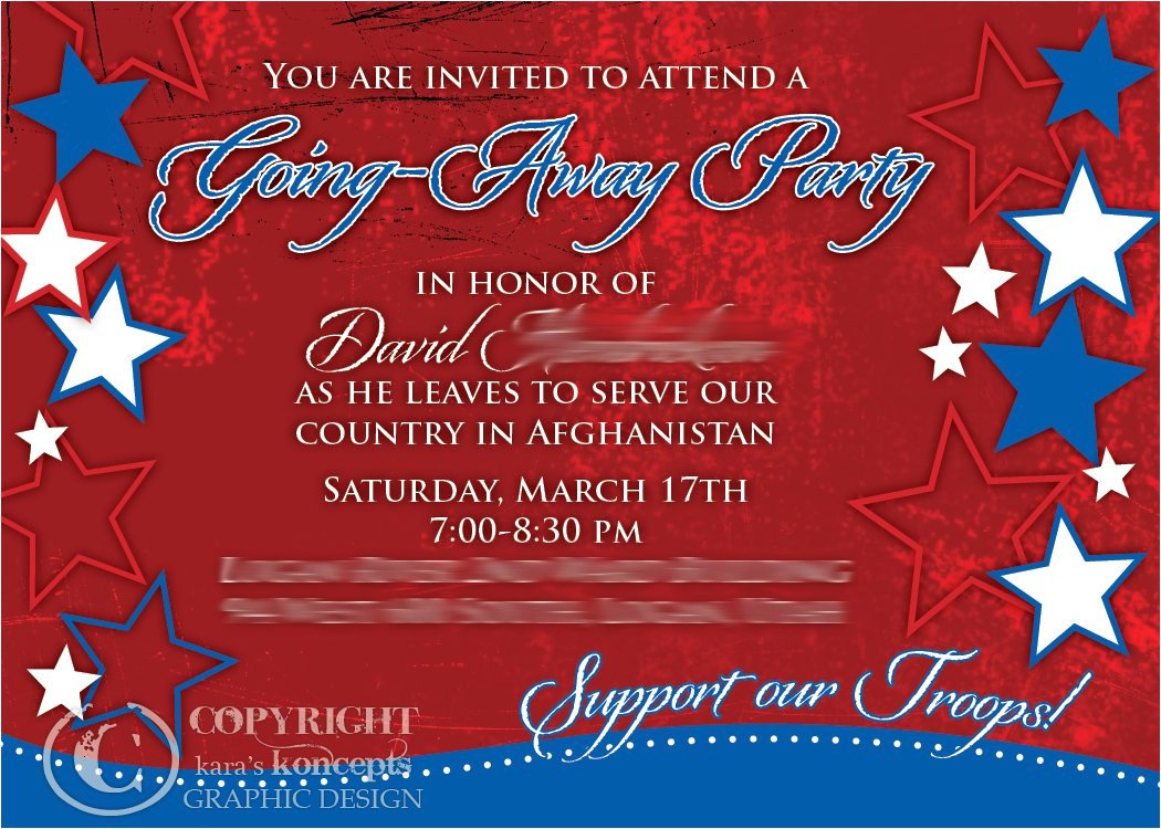 Sample Going Away Party Invitation Sample Going Away Party Invitations