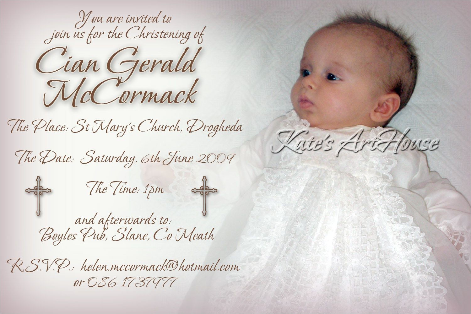 Sample Invitation Card for Baptism Baptism Invitation Card Baptism Invitation Cards