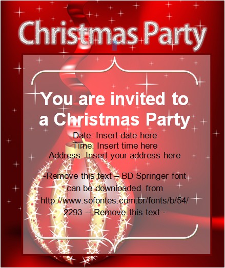 Sample Invitation for A Christmas Party Sample Invitation Card for Christmas Party Fun for Christmas