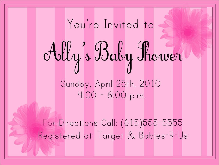 Sample Of A Baby Shower Invitation Baby Shower Invitation Sample by Partnaznkrime On Deviantart