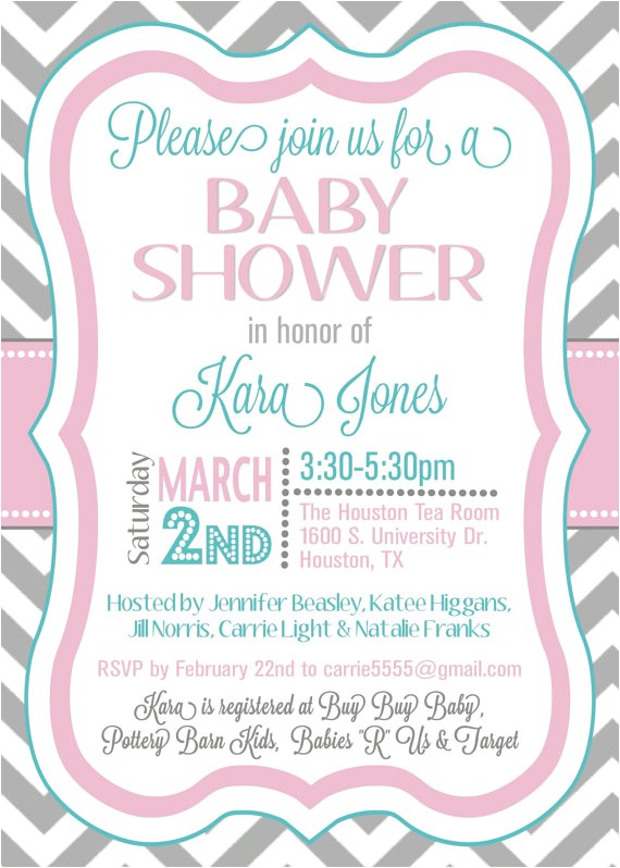 Sample Of A Baby Shower Invitation Sample Baby Shower Invitations