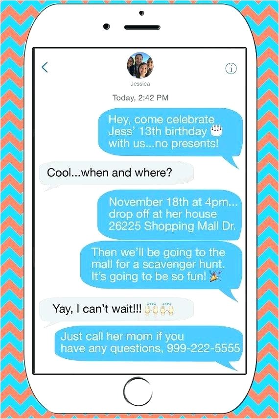 Sample Sms Invitation for Birthday Invitation Text Message Sample Image Collections