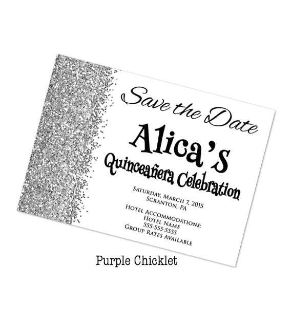 Save the Date Invitation Wording for Birthday Party Save the Date Quinceañera Celebration Birthday by