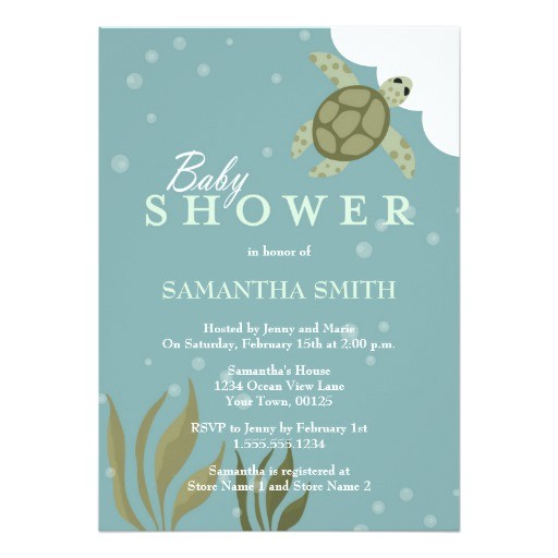Sea themed Baby Shower Invitations Ocean theme Sea Turtle Baby Shower Invitation Sea themed Baby Shower Invitations Ocean theme Sea Turtle Baby Shower Invitation