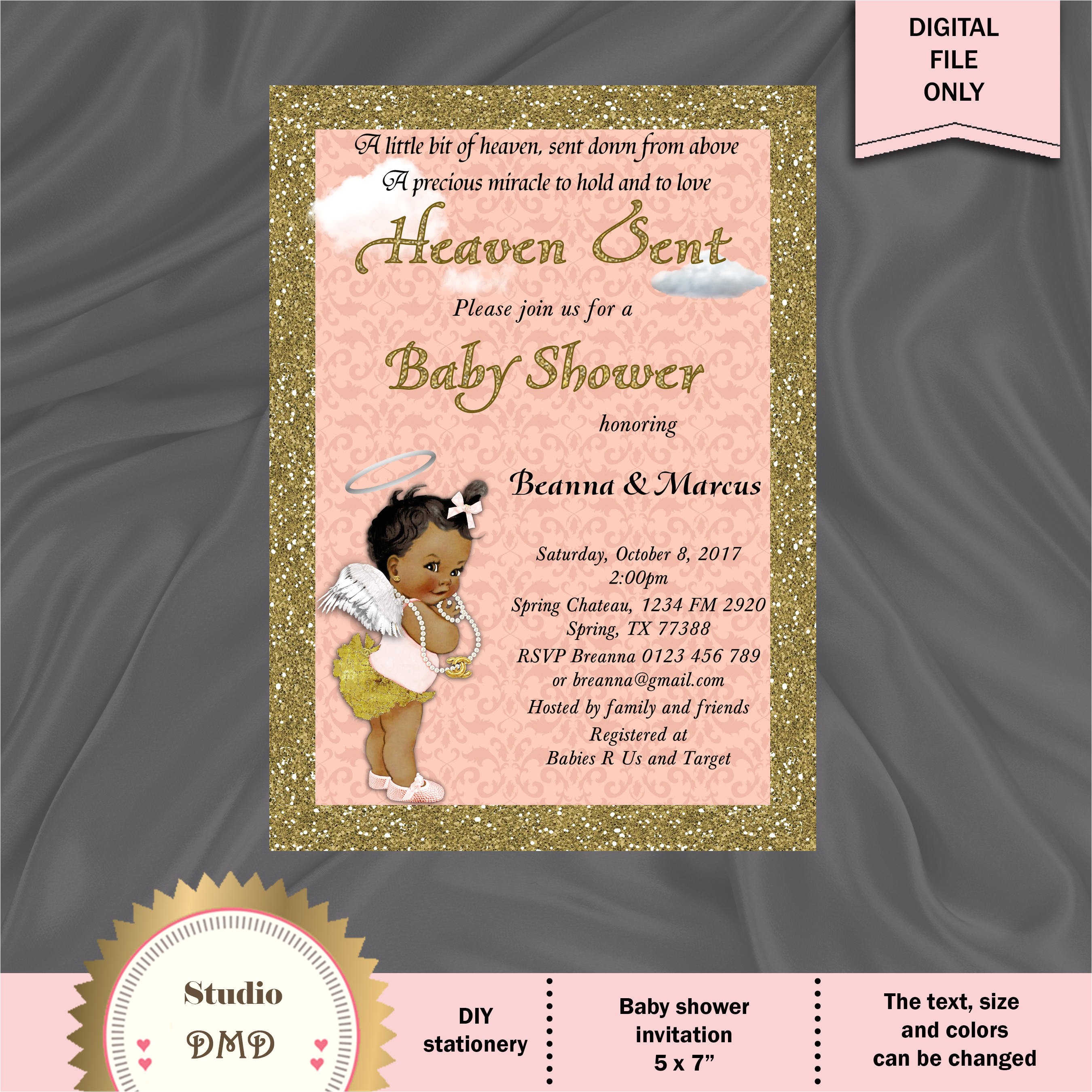 Sent From Heaven Baby Shower Invitations Heaven Sent Baby Shower Invitation Sent From Heaven Little Sent From Heaven Baby Shower Invitations Heaven Sent Baby Shower Invitation Sent From Heaven Little