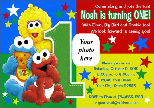Sesame Street 1st Birthday Photo Invitations Elmo Sesame Street Birthday Party Invitations Drevio Sesame Street 1st Birthday Photo Invitations Elmo Sesame Street Birthday Party Invitations Drevio