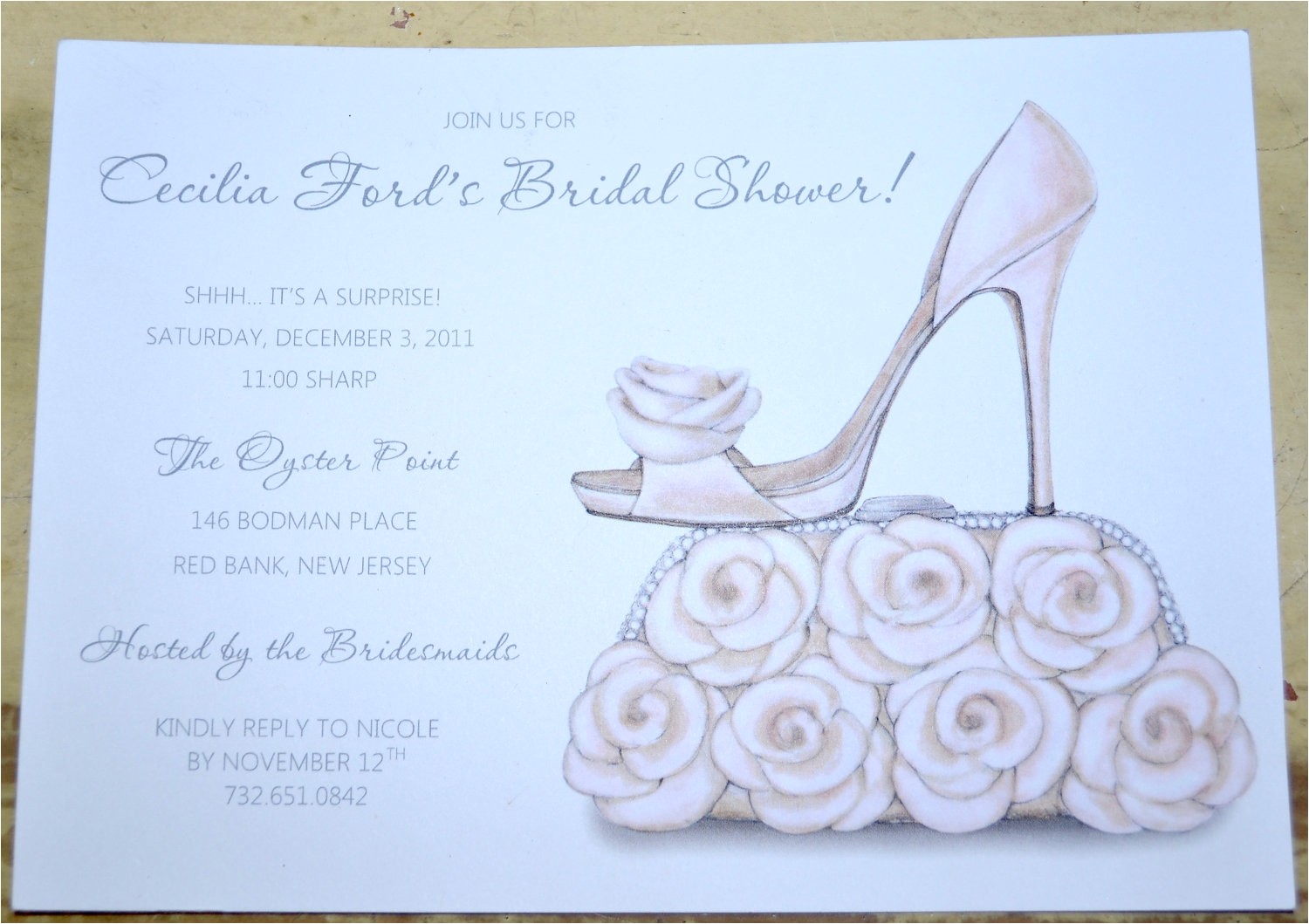 Shoe themed Bridal Shower Invitations Bridal Shower Invitations Shoe theme Bridal Shower Bridal