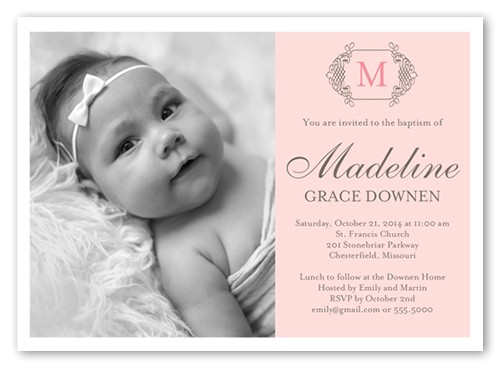 Shutterfly Boy Baptism Invitations Girl Baptism Invitations & Christening Invitations