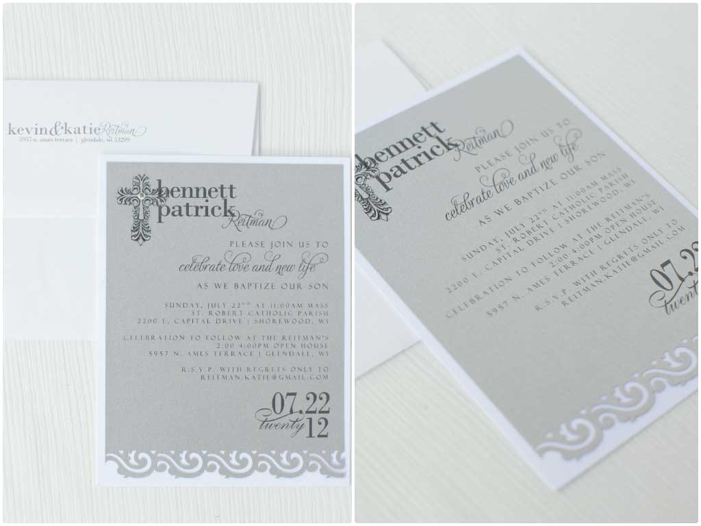 Simple Baptism Invitations Simple Baptism Invitations Invitation Librarry