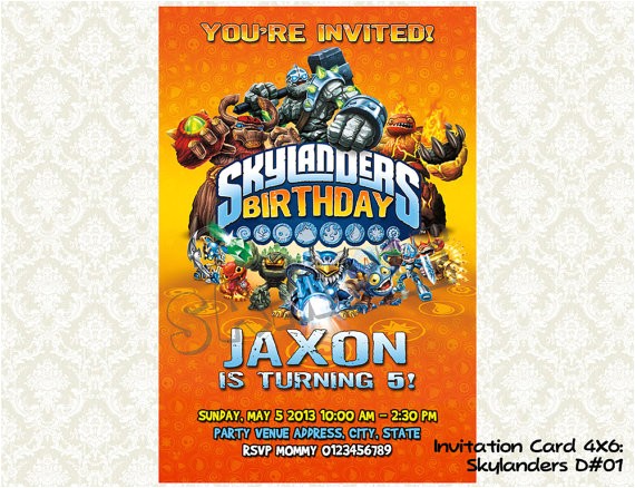 Skylander Birthday Invitations Free Unavailable Listing On Etsy Skylander Birthday Invitations Free Unavailable Listing On Etsy
