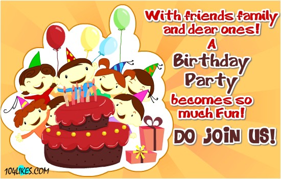 Sms Invitation for Birthday Birthday Invitation Sms 104likes Com