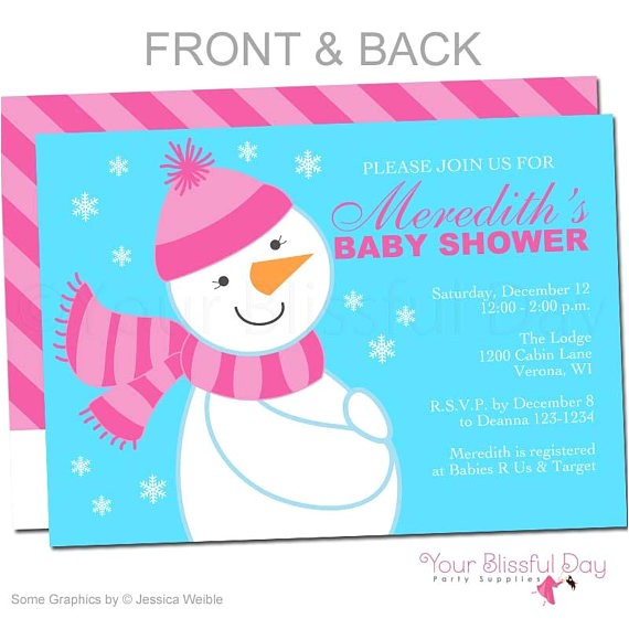 Snowman Baby Shower Invitations Snowman Baby Shower Invitations