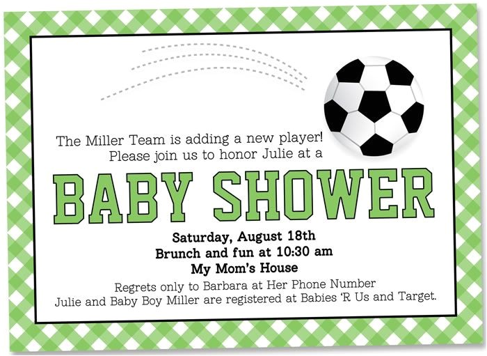 Soccer Ball Baby Shower Invitations soccer Baby Shower Invitation Soccer Ball Baby Shower Invitations soccer Baby Shower Invitation