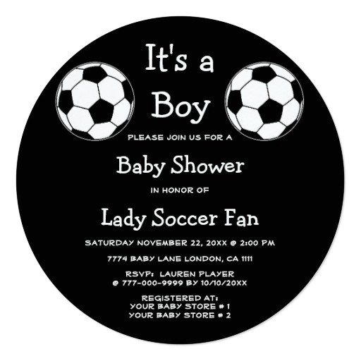 Soccer Ball Baby Shower Invitations soccer Ball Sports Its A Boy Girl Baby Shower Soccer Ball Baby Shower Invitations soccer Ball Sports Its A Boy Girl Baby Shower