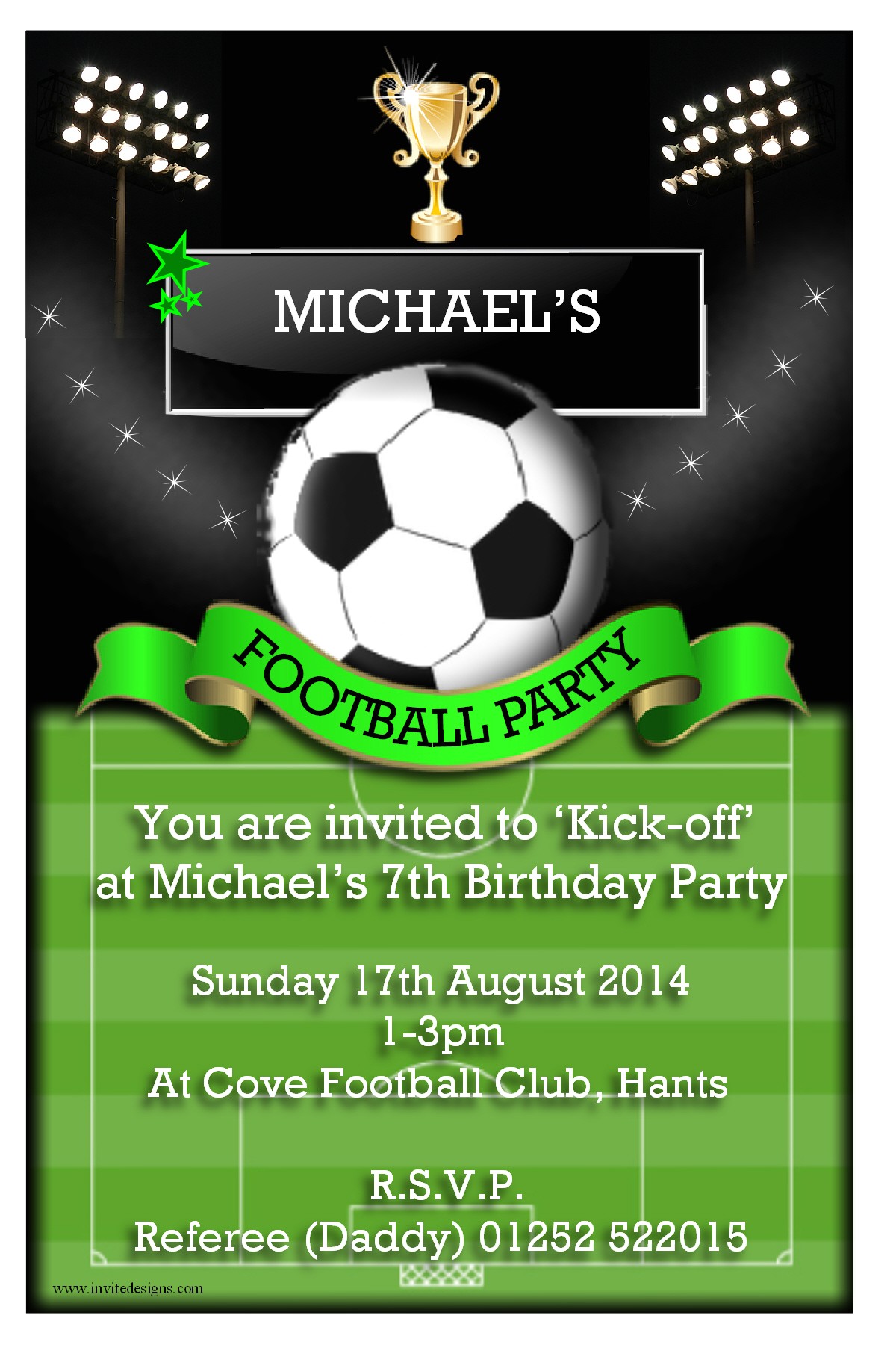 Soccer Birthday Party Invitation Templates Free Birthday Invites Awesome Birthday soccer Party
