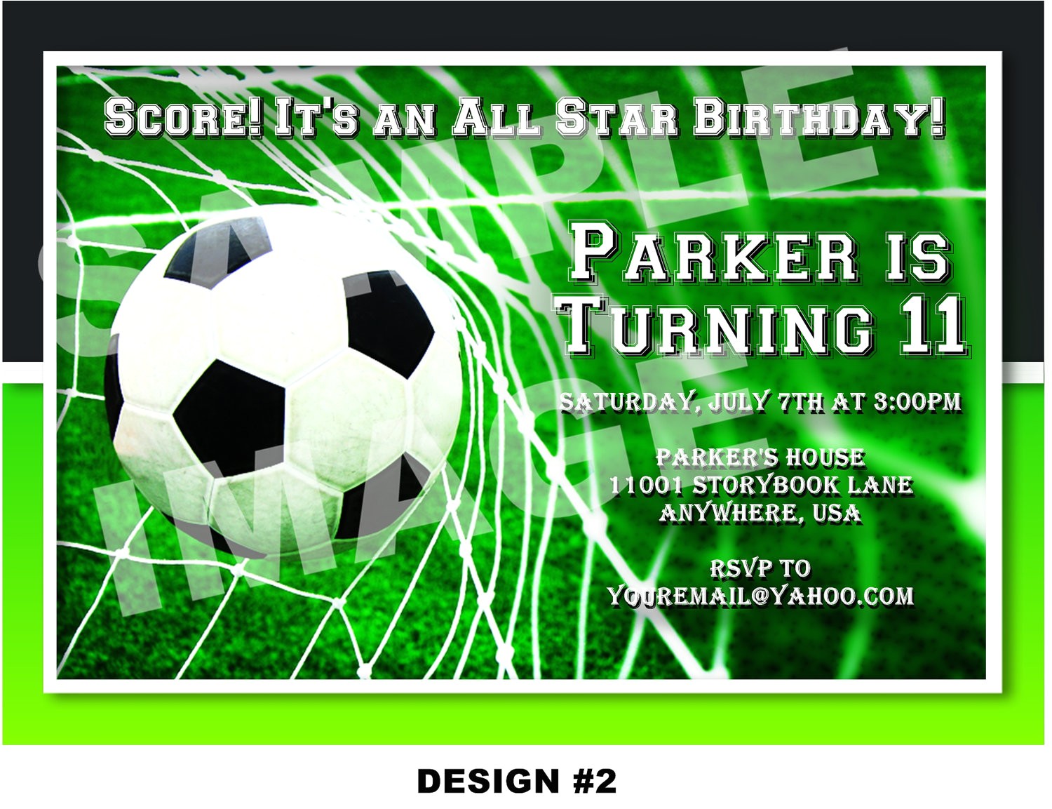 Soccer Birthday Party Invitation Templates Free soccer Party Invitations Template Best Template Collection