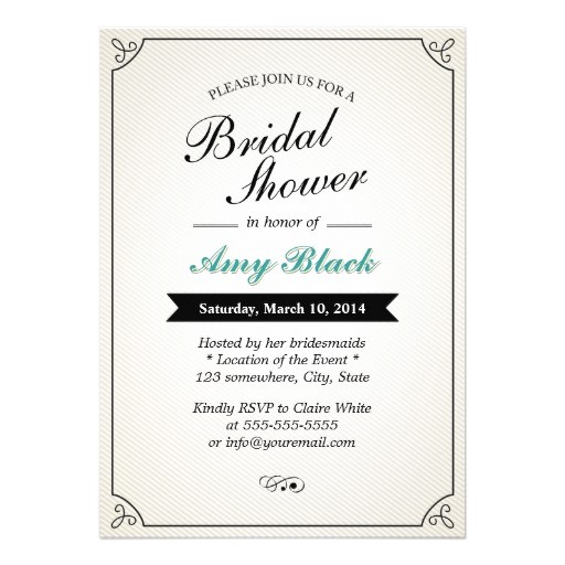 Sophisticated Bridal Shower Invitations Bridal Shower Invitations Bridal Shower Invitations Classy