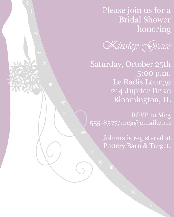 Sophisticated Bridal Shower Invitations sophisticated Silhouette Bridal Shower Invitations
