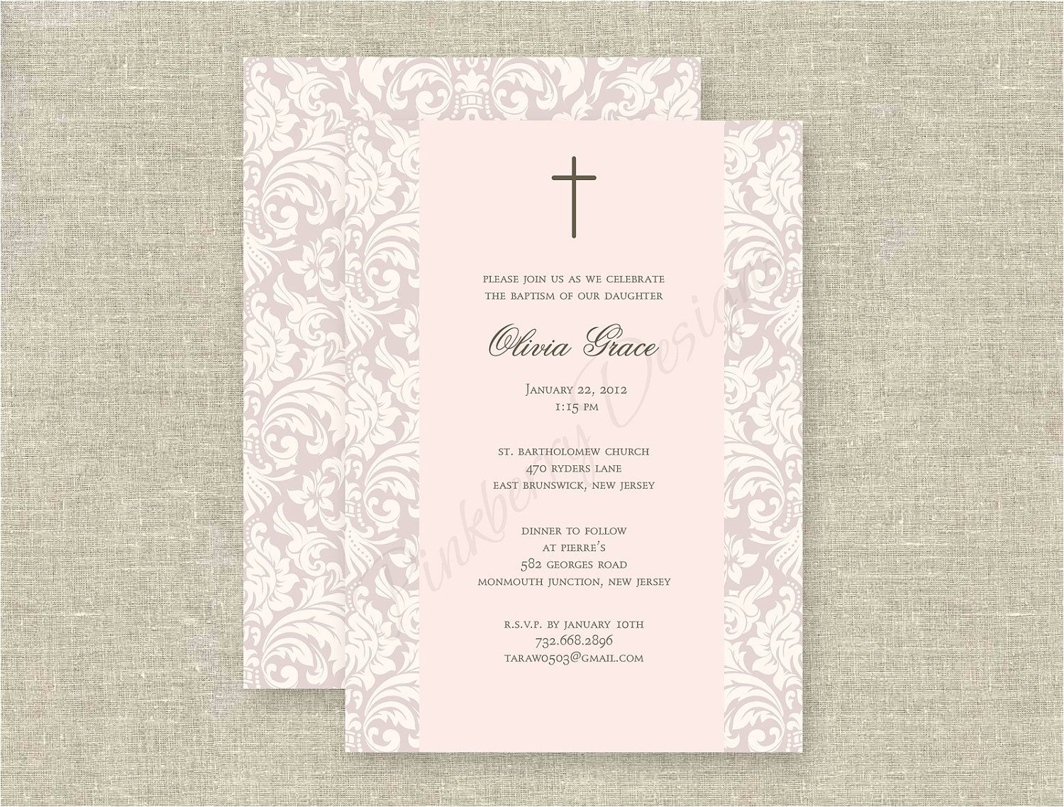 Spanish Invitations for Baptism Baptism Invitations In Spanish Baptism Invitations In