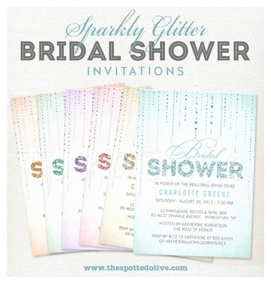Sparkly Bridal Shower Invitations 25 Best Glitter Bridal Showers Ideas On Pinterest