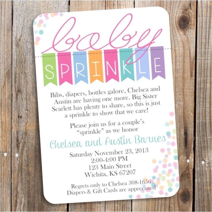 Sprinkle Birthday Invitations 25 Best Ideas About Baby Sprinkle Invitations On