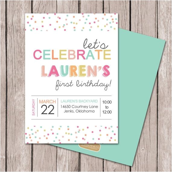 Sprinkle Birthday Invitations Best 20 Girl Birthday Invitations Ideas On Pinterest