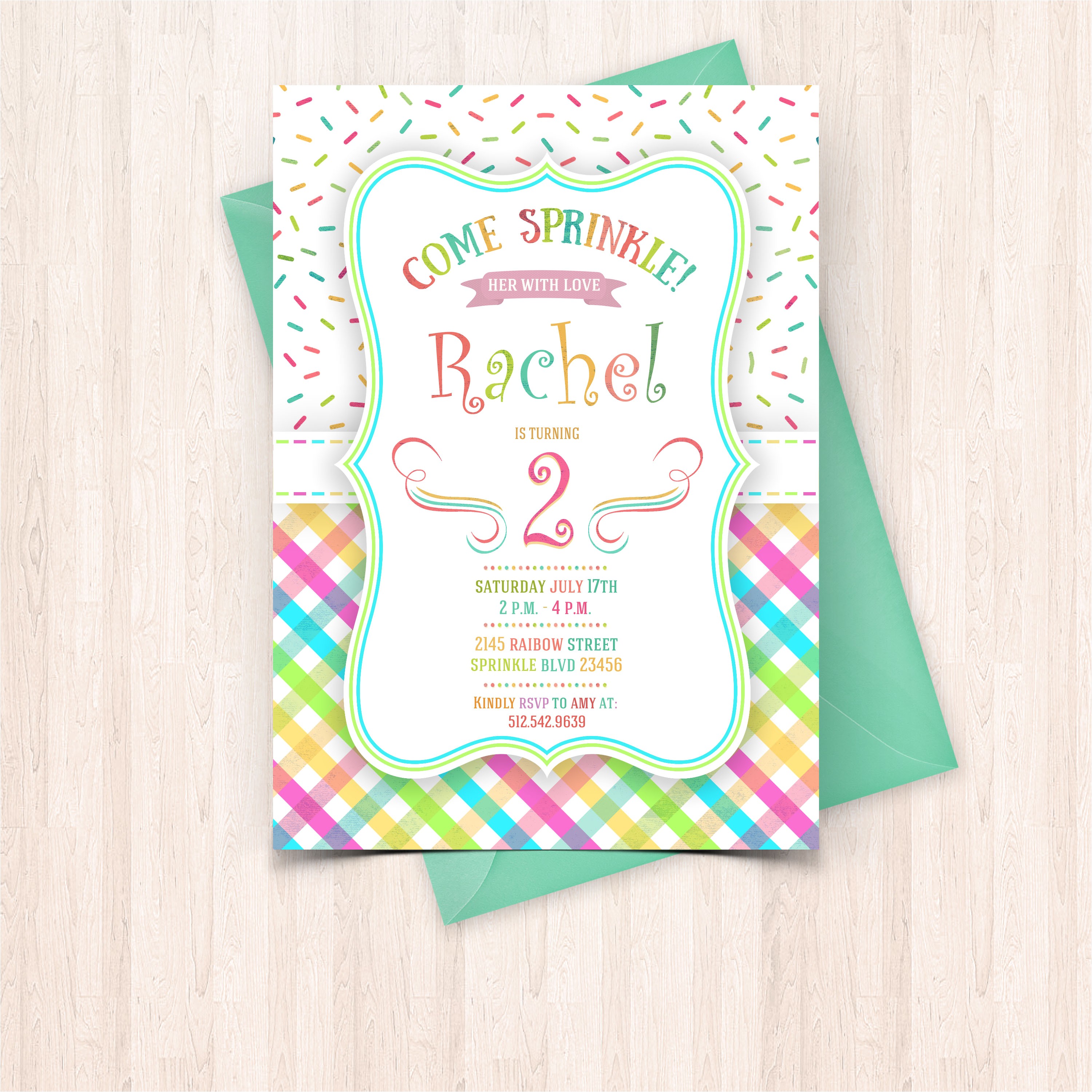 Sprinkle Birthday Party Invitations Printable Sprinkle Birthday Invitations Free Thank You