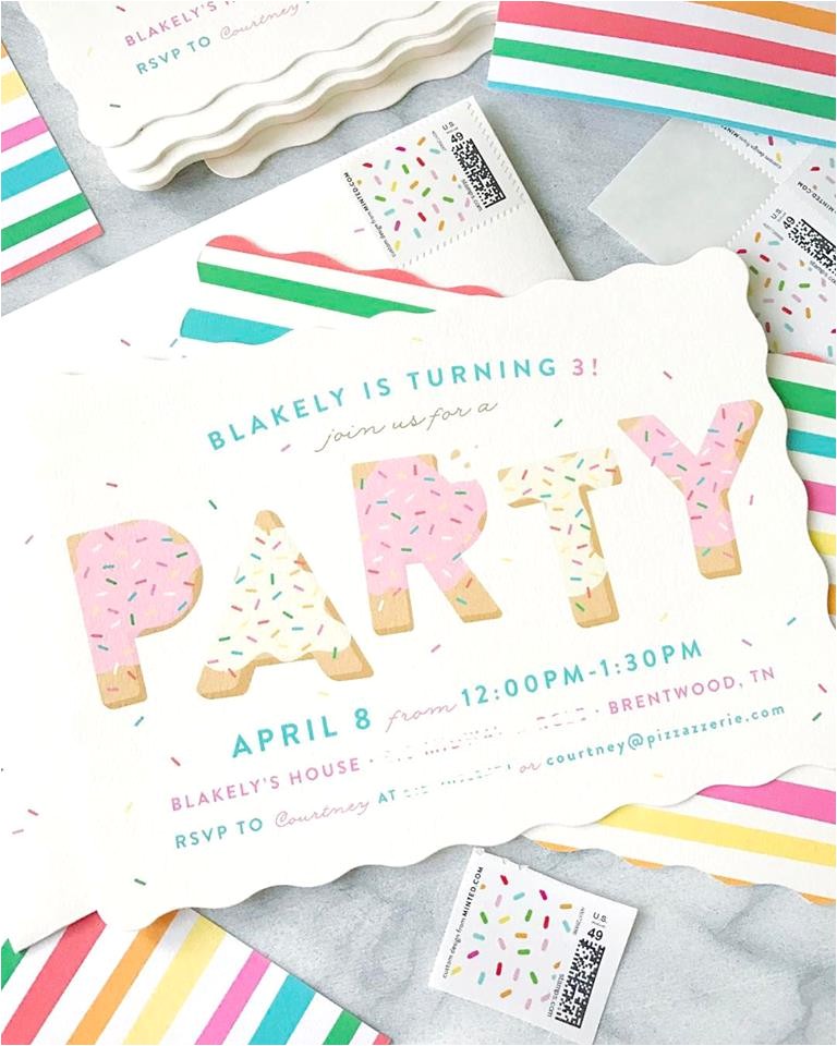 Sprinkles Birthday Party Invitations Hooray for A Sprinkle Party