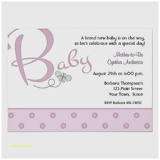 Standard Baby Shower Invitation Size Baby Shower Invitation Fresh Standard Baby Shower