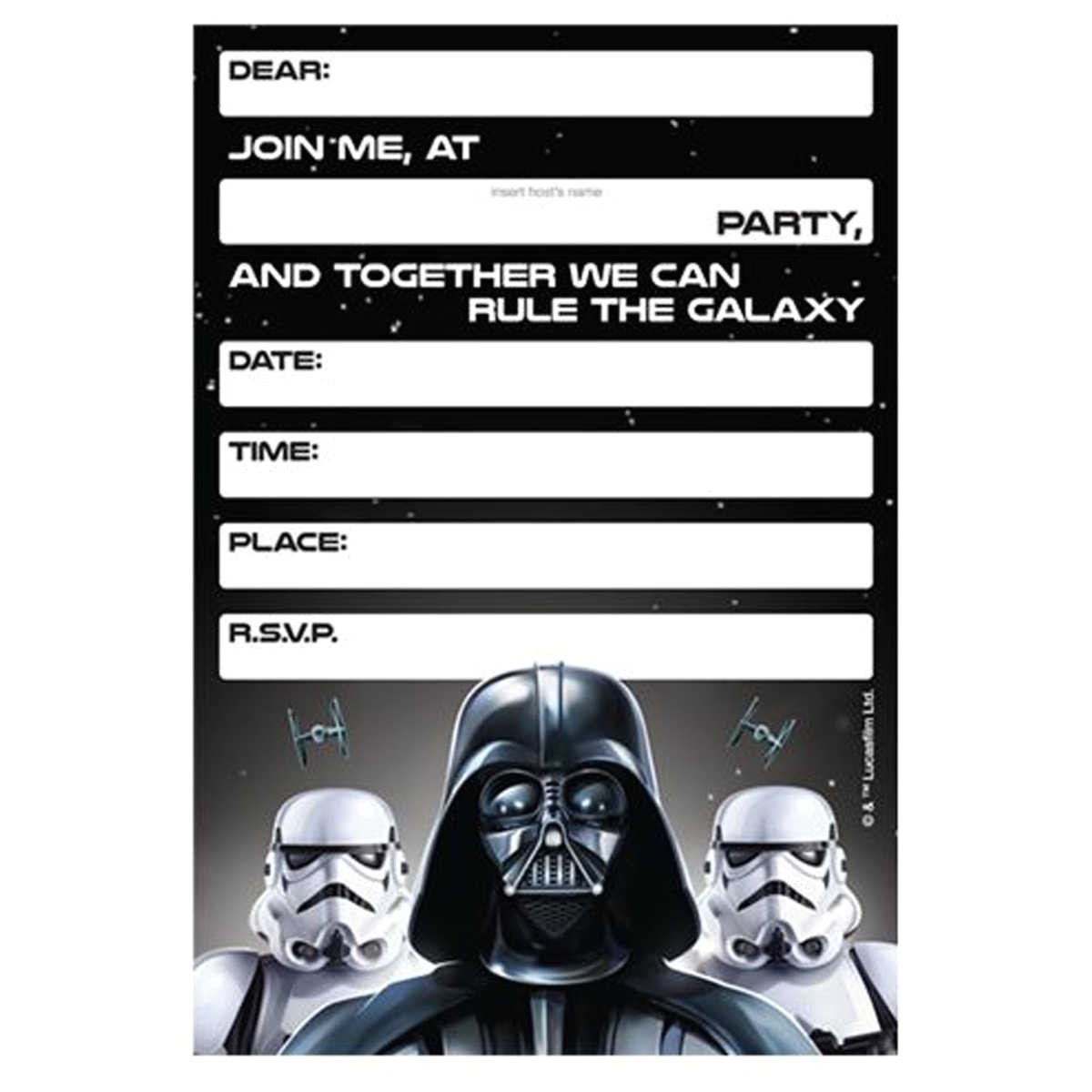 Star Wars Birthday Invitation Template Lego Star Wars Birthday Invitations Template Bagvania