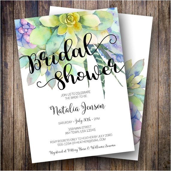 Succulent themed Bridal Shower Invitations Best 25 Teal Bridal Showers Ideas On Pinterest