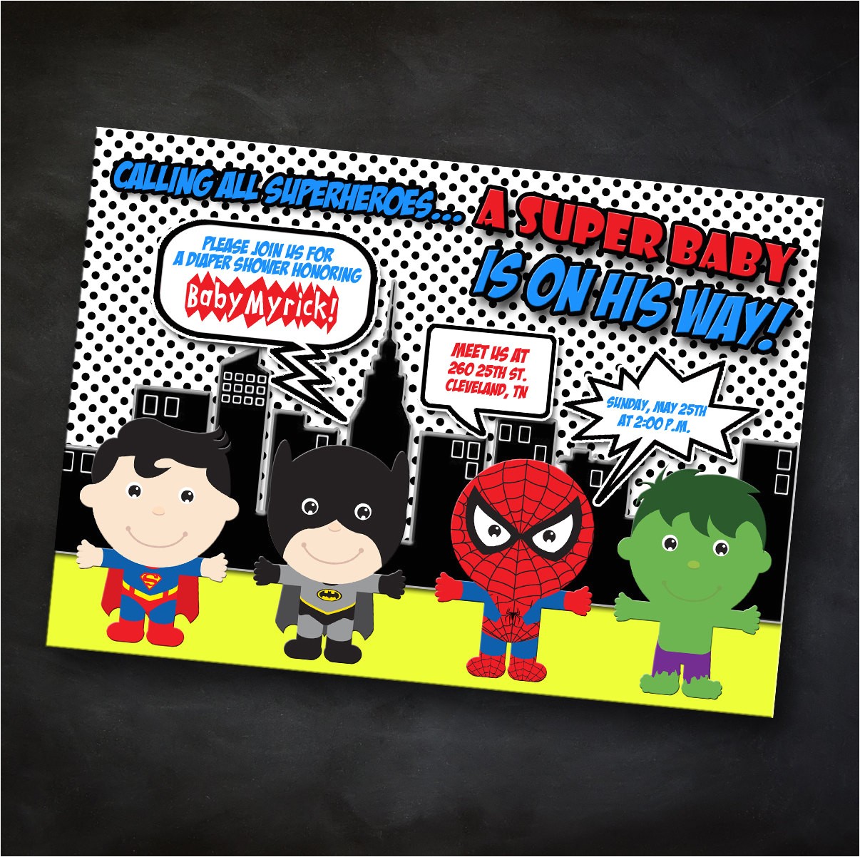 Superhero themed Baby Shower Invitations Superhero Baby Shower Invitation Marvel by Superhero themed Baby Shower Invitations Superhero Baby Shower Invitation Marvel by