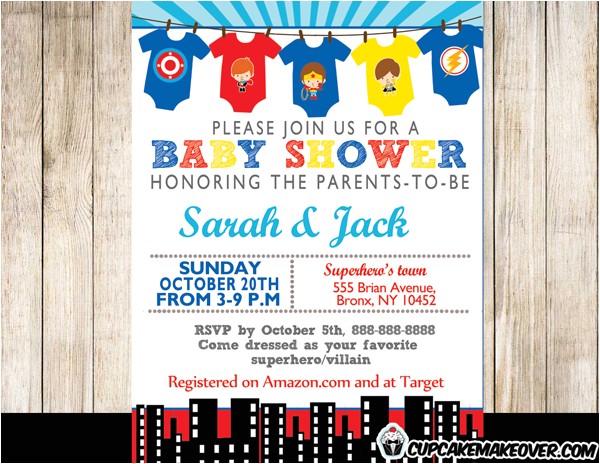 Superhero themed Baby Shower Invitations Superhero Baby Shower Invitations Superhero themed Baby Shower Invitations Superhero Baby Shower Invitations