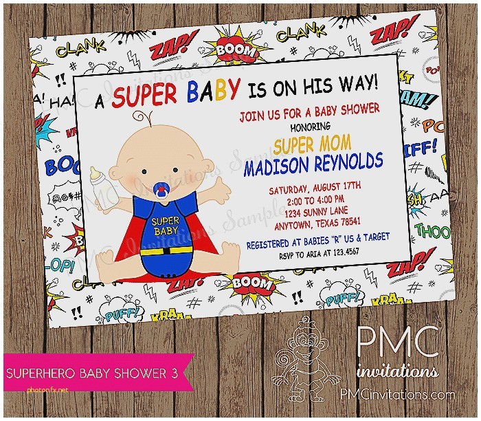 Superman Baby Shower Invitation Template Baby Shower Invitation Inspirational Superman Baby Shower