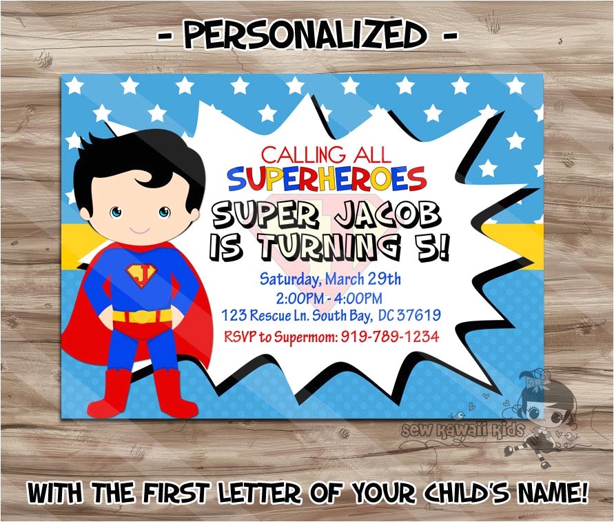 Superman Baby Shower Invitation Template Superman Birthday Party Invitations Printable