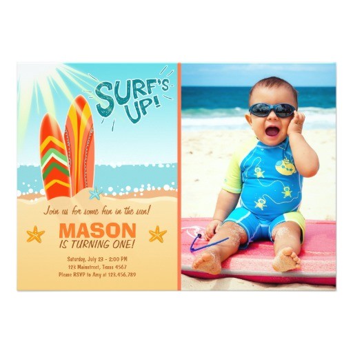 Surf S Up Birthday Party Invitations Surfing Birthday Invitation Surf S Up Beach Party