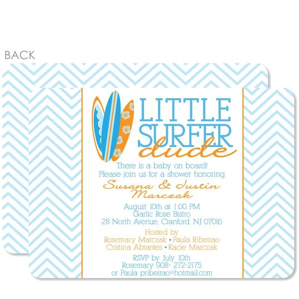 Surfer Girl Baby Shower Invitations Little Surfer Dude Baby Shower Invitation – Pipsy Surfer Girl Baby Shower Invitations Little Surfer Dude Baby Shower Invitation – Pipsy