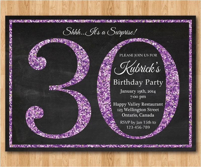 Surprise 30th Birthday Invitation Wording 20 Interesting 30th Birthday Invitations themes Wording