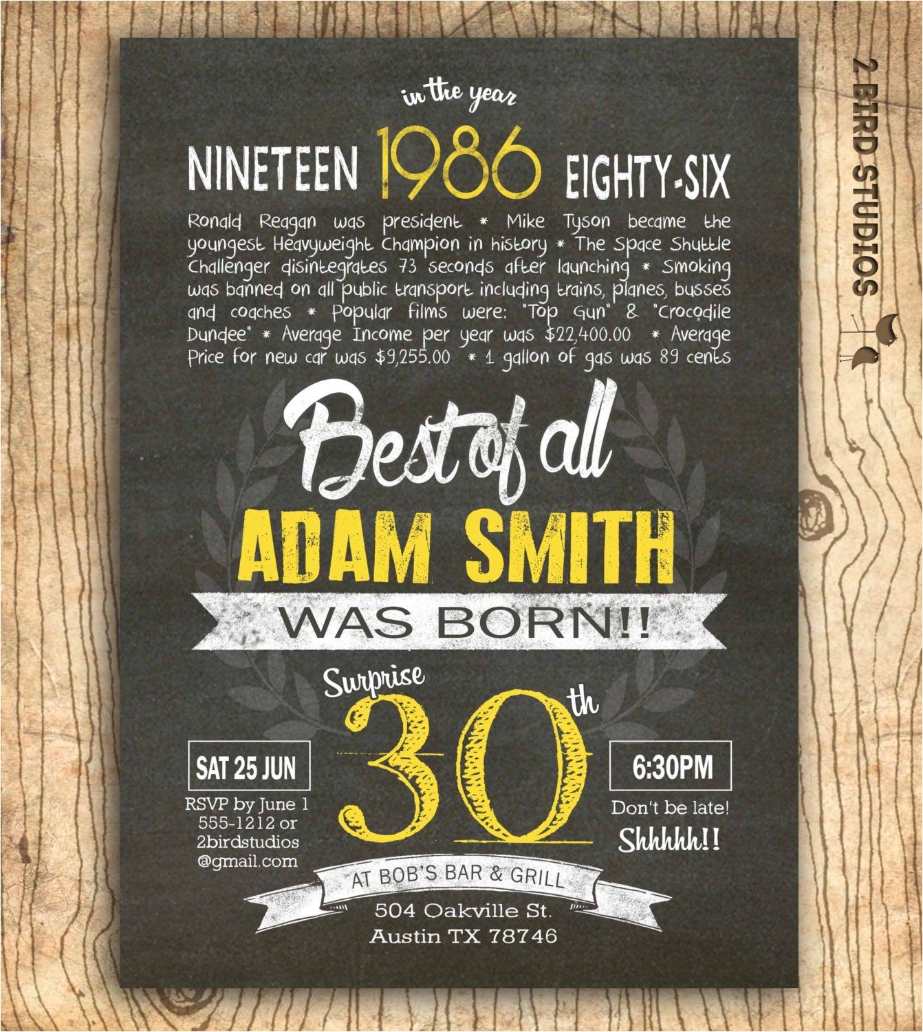 Surprise 30th Birthday Invitations 30th Birthday Invitations Wording Funny
