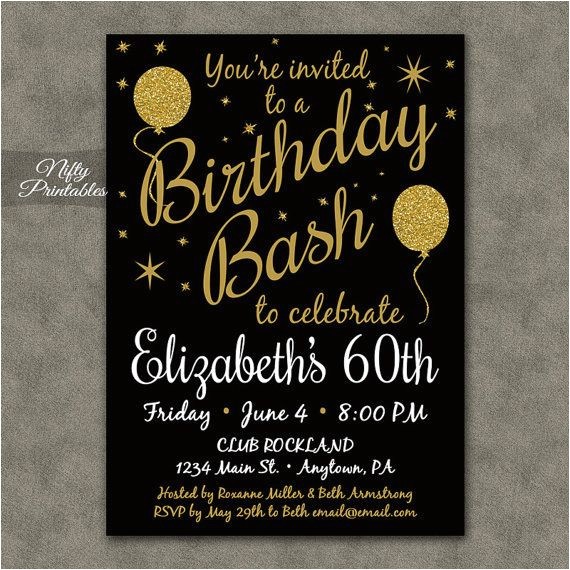 Surprise 60th Birthday Invitation Wording Ideas 17 Best Ideas About 60th Birthday Invitations On Pinterest